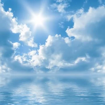 Bright sun Stock Photos