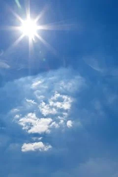 Bright sun Stock Photos