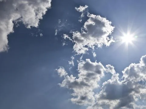 Bright sun Stock Photos