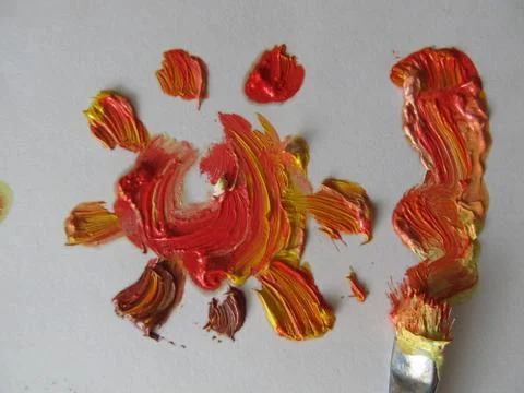 Bright sun Foto stock