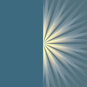 Bright sun rays background. Sunshine banner with sunburst sunbeams as enlight Stock Illustration