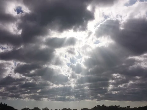 Bright Sun Rays Time Lapse (2160p 24fps) Stock Footage 74941062