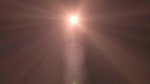 Bright sun shines intensely with sharp light Stock Footage 345420754