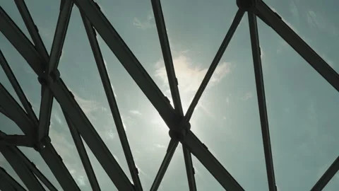 Bright Sun Shines Into Window Milan Exhibition Centre Stock Footage 253776235