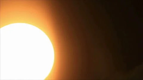 Bright sun on sky Stockbeeldmateriaal 64791373