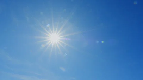 Bright Sun Of Spring Midday Sunlight At ... | Stock Video | Pond5
