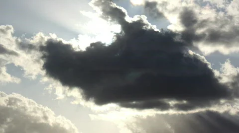 Bright Sun: Time Lapse Stock Footage 354474