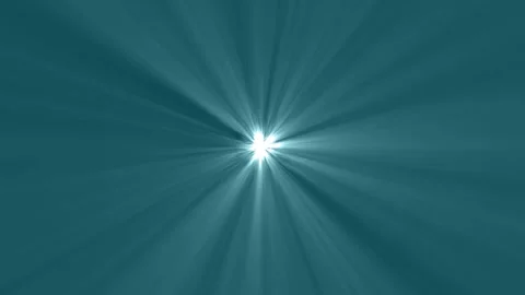 Bright sunburst radiates through dark blue gradient sky Stock Footage 342220194