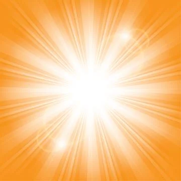 Bright sunlight Stock Illustration