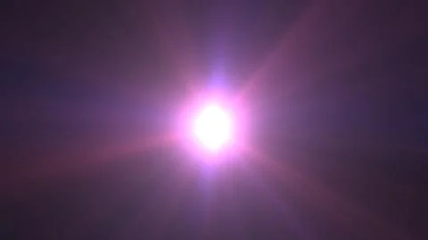 Bright sunlight with lens flare effect in a clear atmospheric sky Stock Illustration