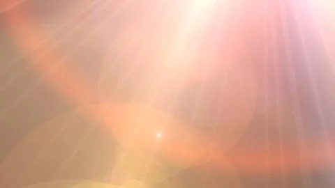 Bright Sunlight with Lens Flare Effect in Soft Pink and Orange Tones Stock Illustration