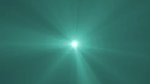 Bright Sunlight Radiating Beams in Clear Sky with Soft Green Hues Stock Illustration