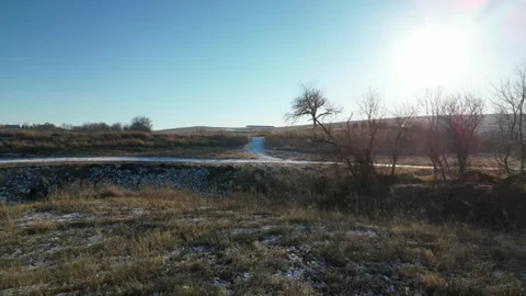 Bright sunny winter day Stock Footage 296425544