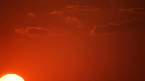 Bright sunrise sun Stock Footage 89998492