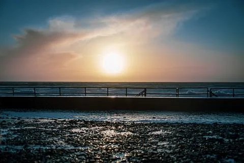 Bright sunset Stock Photos