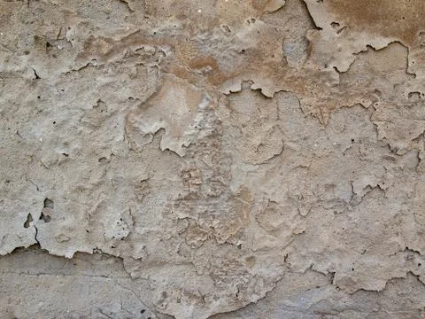 Bright surface, rough substrate structure, plasters of natural color Stock Photos