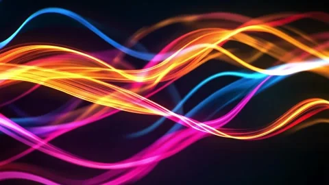 Bright swirling colors create mesmerizing patterns Stock Footage 312251696
