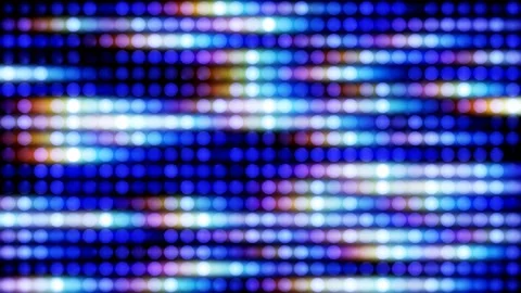 Bright, swirling patterns of blue and purple lights Stock Footage 301528193