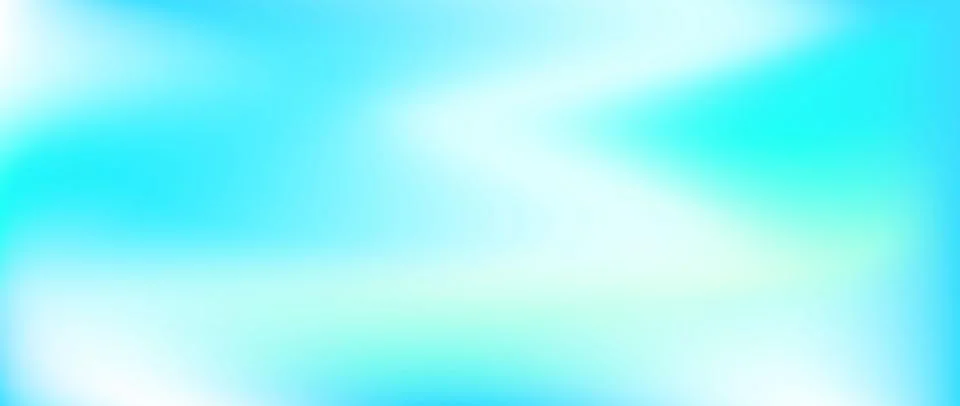 Bright teal gradient background. Vibrant fluid turquoise color wallpaper Stock Illustration