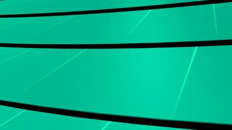 Bright teal waves create an abstract design in motion Stock Illustration