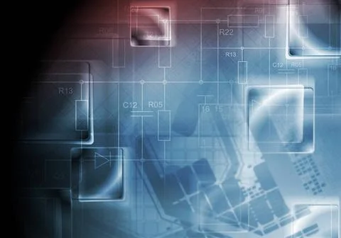 Bright tech abstract background Bright tech abstract background Copyright:... Foto stock