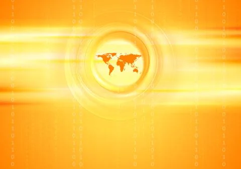 Bright tech abstract background Stock Illustration