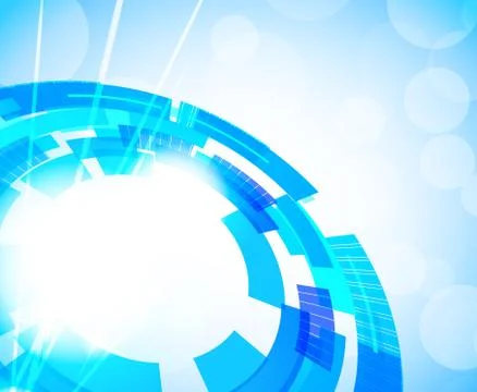 Bright tech background Stock Illustration