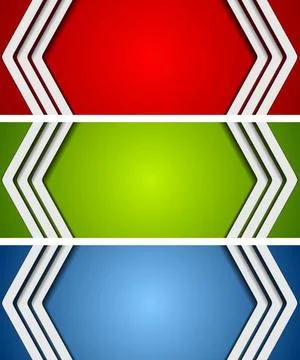 Bright tech banners Bright tech banners. Vector design Copyright: xZoonar.... Stock Photos