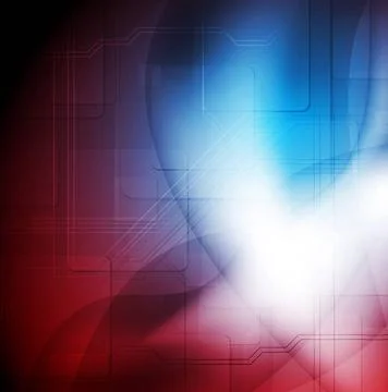 Bright tech design. Vector background eps 10. Gradient mesh included Brigh... Stock Photos