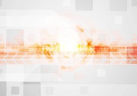 Bright tech elements on the grey backdrop. Vector design eps 10 Bright tec... Stock Photos