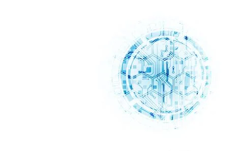 Bright technological background. A creative idea for your business concept. イラスト素材