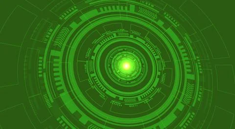 A bright technological background Stock Illustration