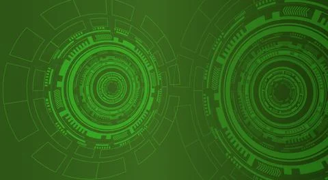 A bright technological background Stock Illustration