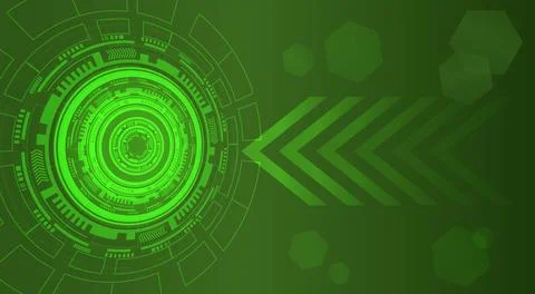 A bright technological background Stock Illustration