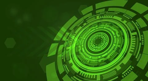 A bright technological background Stock Illustration