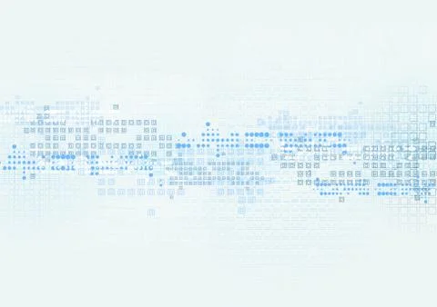 Bright technology blue background with geometric elements 스톡 일러스트