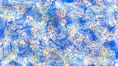 Bright texture. movement of patterns. Stock-Footage 320360859