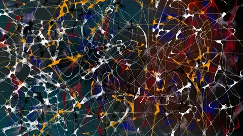 Bright texture. movement of patterns. Stock-Footage 320360926