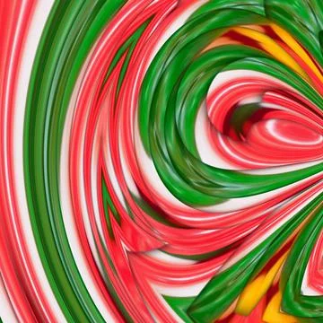 Bright texture of swirling elements in pink and green colors 스톡 일러스트