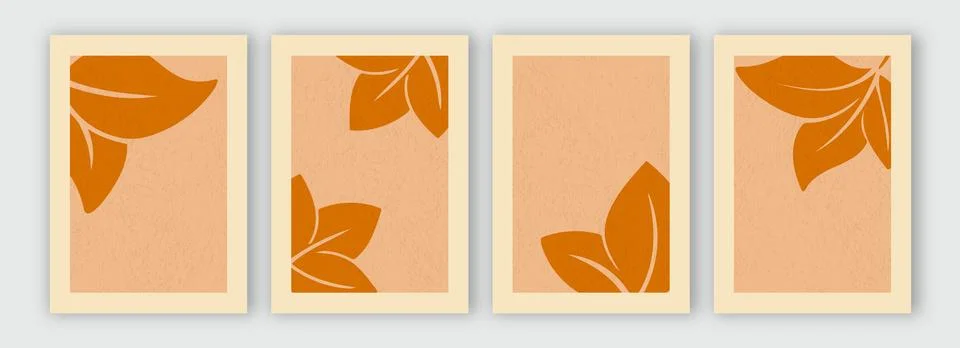Bright textured abstract fall backgrounds Illustrazione stock