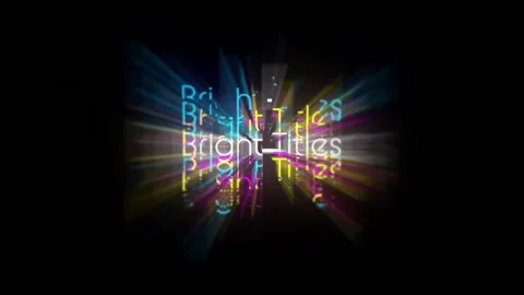 Bright Titles After Effects stock