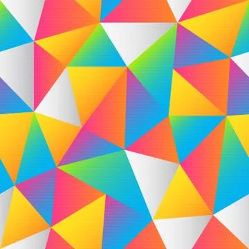 Bright triangle pattern. Stock Illustration