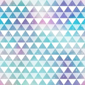 Bright triangles. Seamless pattern Stock Illustration