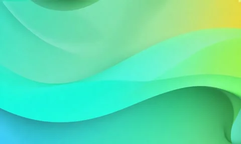 A bright turquoise and lime gradient background Stock Footage 304565494