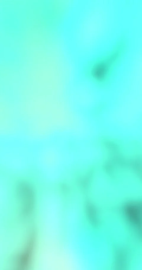 Bright turquoise and mint gradient with dark teal smoky shapes, seamless loop Stock Footage 339204084