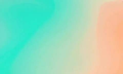 A bright turquoise and soft peach gradient background Stock Footage 304565498