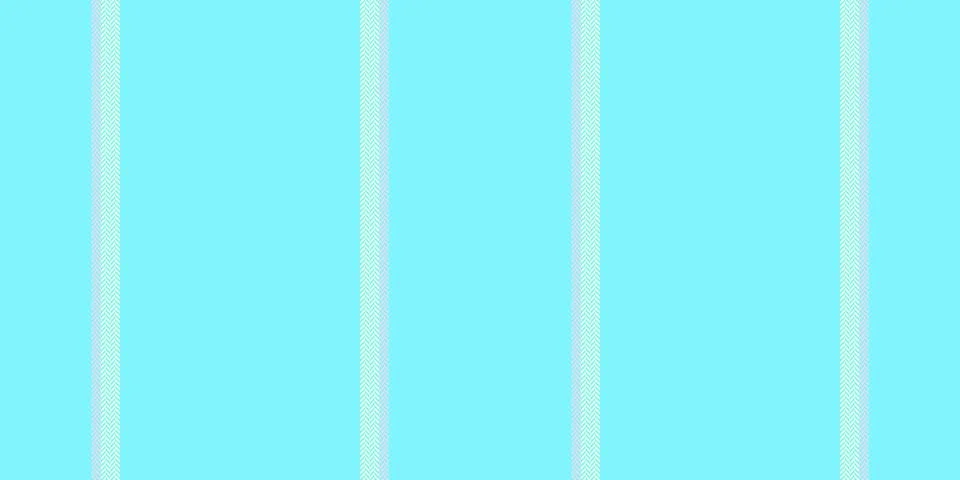 A bright turquoise fabric texture featuring crisp white vertical herringbone  Stock Illustration
