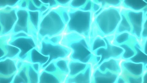Bright turquoise water caustics ripple in a seamless loop Stock Footage 340957156