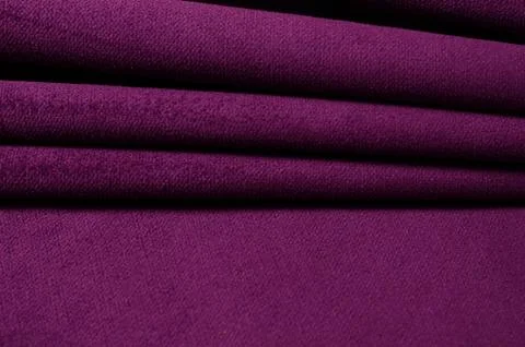 Bright ultraviolet velour textile sample. Fabric texture background Stock Photos