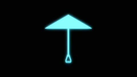 Bright umbrella Stock Footage 162836495